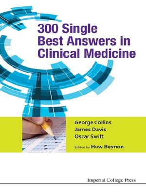 cover image of 300 Single Best Answers In Clinical Medicine